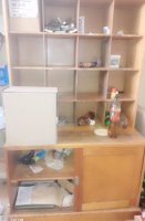 4 X WOODEN FILLING RACK TWO DOORS