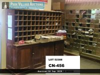 WOODEN PIGEON HOLE CABINET