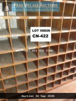 2 X WOOD CABINET