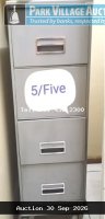 CABINET STEEL 4 DRAWER X 5