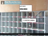 PIGEON HOLE SORTING RACKS STEEL