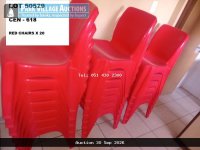 RED CHAIRS X 20