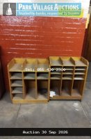 2 X WOODEN FILLING CABINET