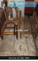 2 X WOOD CHAIR - BROKEN
