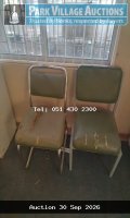 2 X STEEL CHAIRS