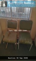 2 X STEEL CHAIRS