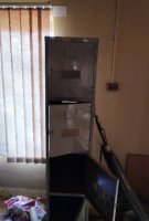 STEEL LOCKER 3 DOOR - KEYS AVAILABLE