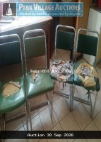 4 X STEEL CHAIRS