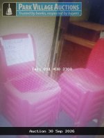RED PLASTIC CHAIRS
