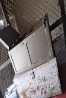 1 X WOODEN 1 X STEEL BINS