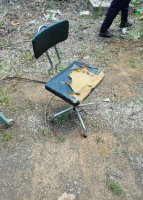 TYPIST STEEL CHAIR