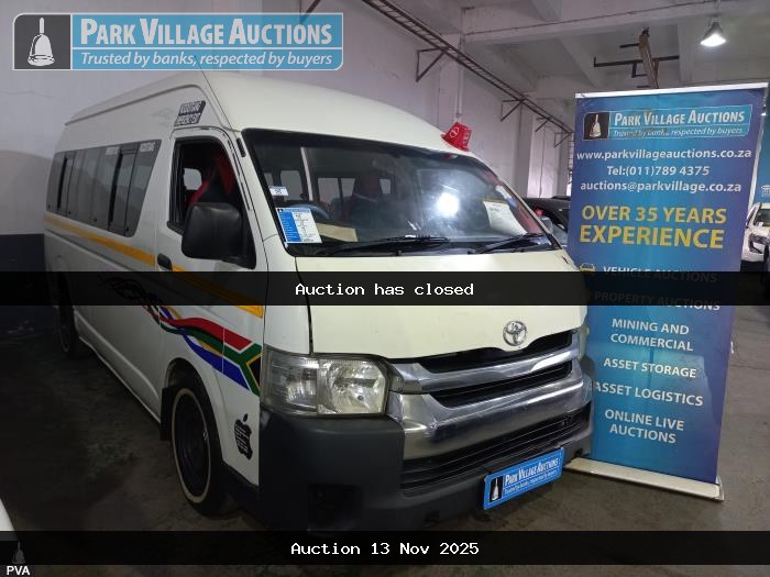 2021 TOYOTA QUANTUMHIACE 2.5 D-4D SESFIKILE 16S (ODO : 361229)