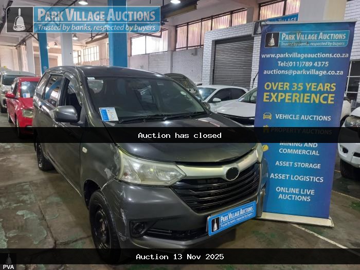2016 TOYOTA AVANZA (ODO : 226780)