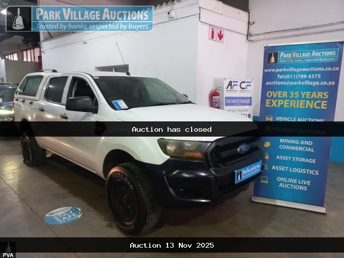 2019 FORD RANGER 2.2 TDCI PU DC (ODO : 385330)
