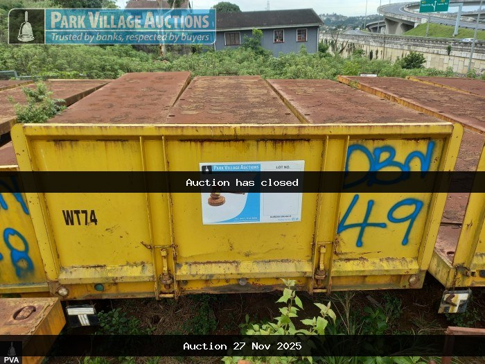 2012 SA TRUCK BODIES TRI-AXLE FLAT DECK TRAILER