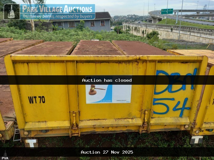 2012 SA TRUCK BODIES TRI-AXLE FLAT DECK TRAILER