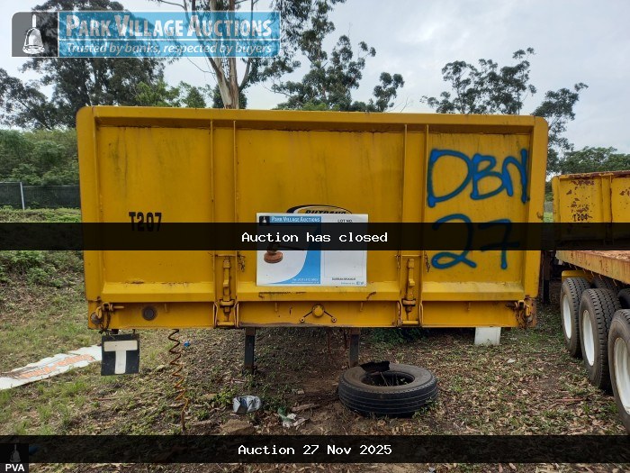 2015 SA TRUCK BODIES TRIDEM SEMI FLAT DECK TRAILER