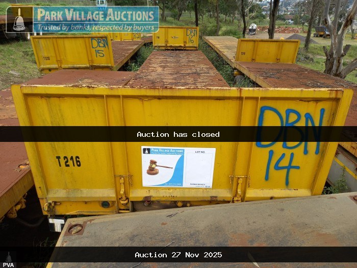 2016 SA TRUCK BODIES TRIDEM SEMI FLAT DECK TRAILER