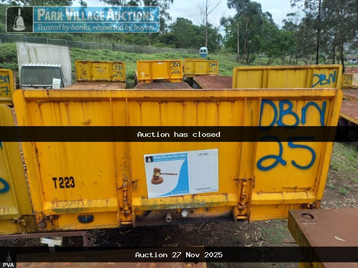 2016 SA TRUCK BODIES TRIDEM SEMI FLAT DECK TRAILER