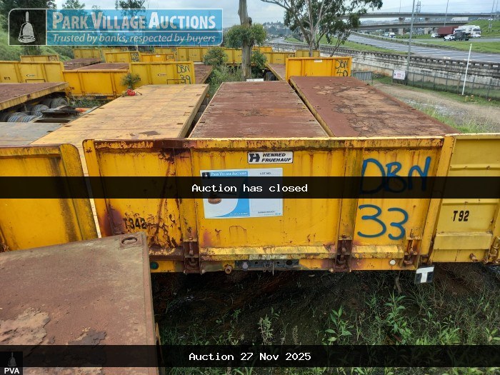 2019 SA TRUCK BODIES TRI-AXLE FLAT DECK TRAILER