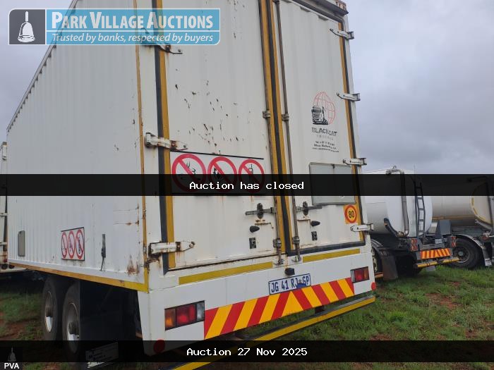 2019 TRAILER MBT CLOSED BODY 2 AXLE DRAWBAR TRAILER