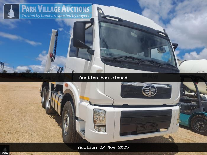 2018 FAW CA 33.420 SKIP LOADER RIGID TRUCK