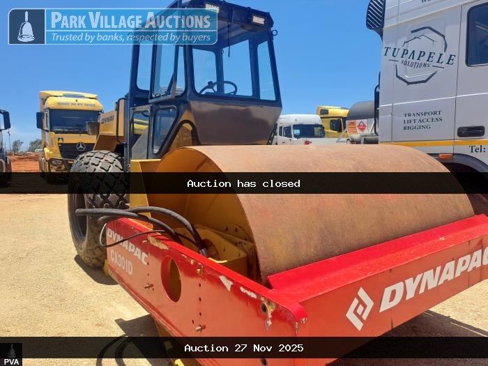 2018 DYNAPAC CA301D SMOOTH DRUM ROLLER