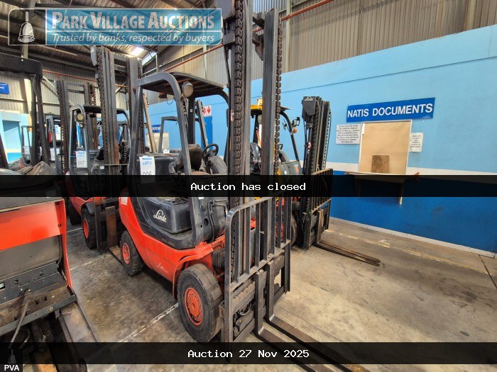 2014 LINDE 2.5 DIESEL FORKLIFT