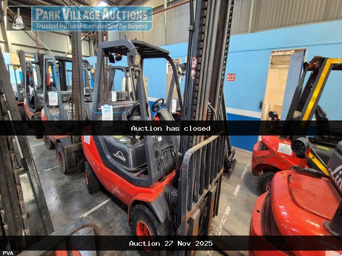 2012 LINDE 3.0 TON DIESEL FORKLIFT