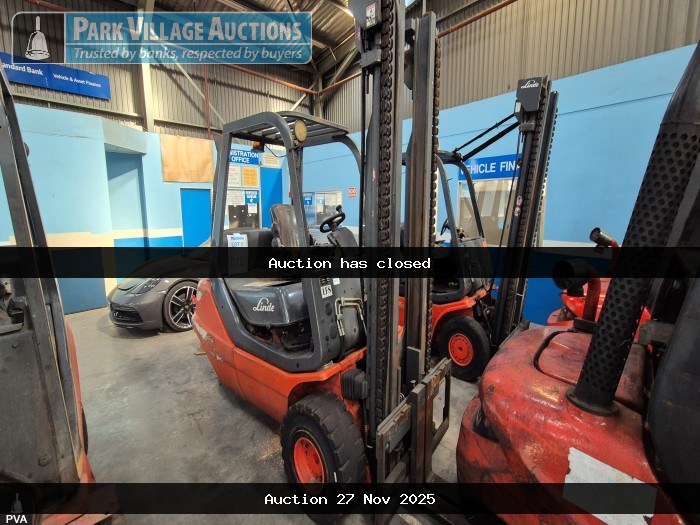 2015 LINDE 3.0 TON DIESEL FORKLIFT