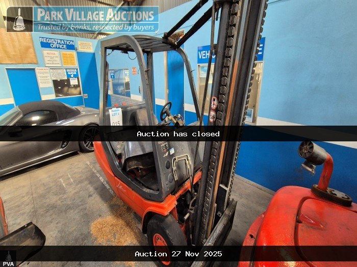 2014 LINDE 2.5 GAS FORKLIFT