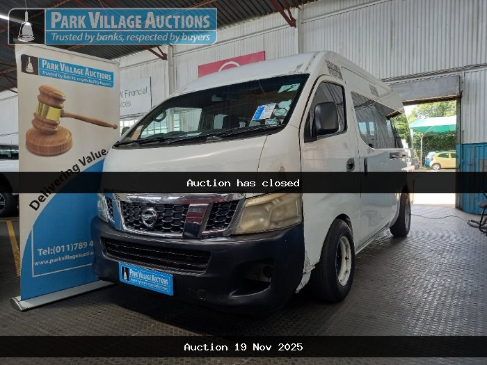 2017 NISSAN NV350 2.5 16 SEAT IMPENDULO (ODO : 295675)