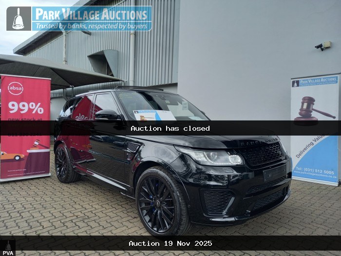 2017 LANDROVER RANGE ROVER SVR (ODO : 95016)