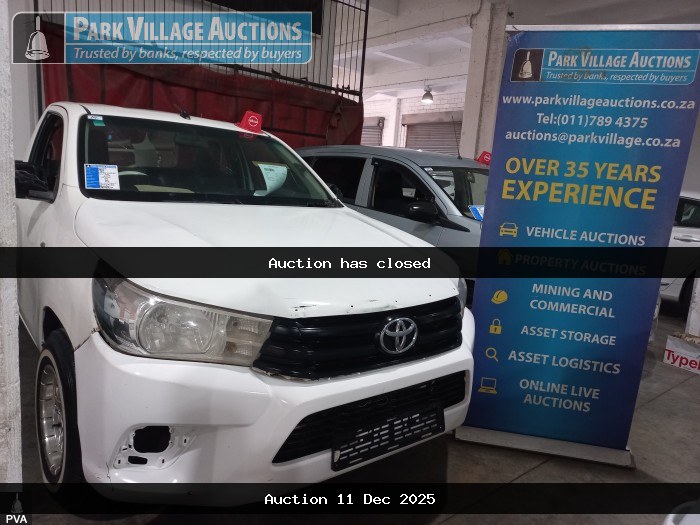 2019 TOYOTA TOYOTA HILUX 2.0 VVTI AC PU SC (ODO : 123121)