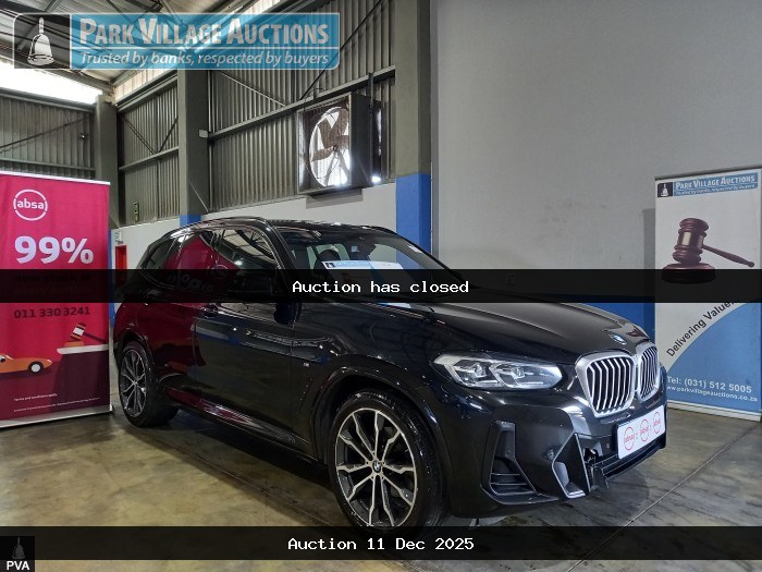 2022 BMW X3 XDRIVE 20D M-SPORT G01 (ODO : 110499)