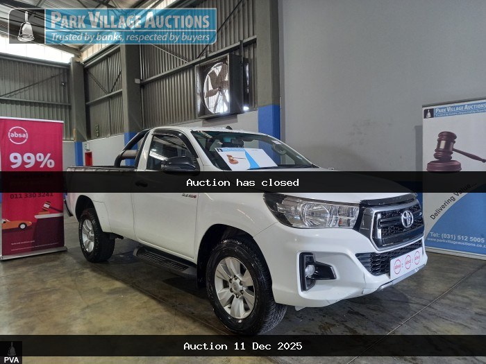2019 TOYOTA HILUX 2.4 GD-6 RB SRX PU SC (ODO : 192371)