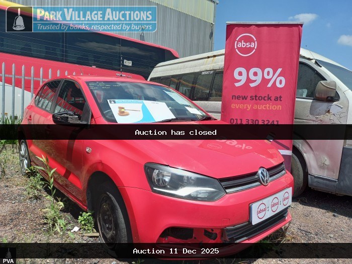 2019 VOLKSWAGEN POLO VIVO 1.4 COMFORTLINE 5DR (ODO : 774314)