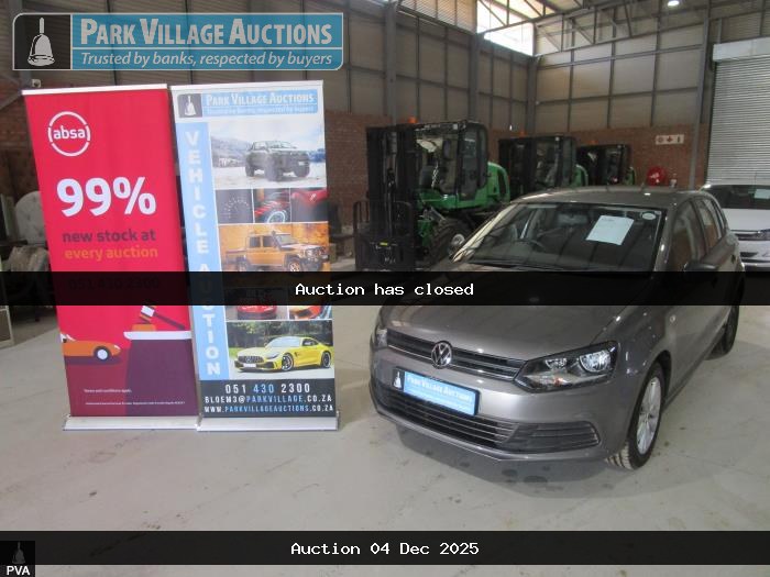 2023 VOLKSWAGEN POLO VIVO 1.4 TRENDLINE 5DR (ODO : 22989)