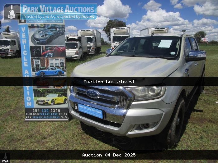 2015 FORD RANGER 3.2TDCI XLT 4X4 PU DC (ODO : 250107)