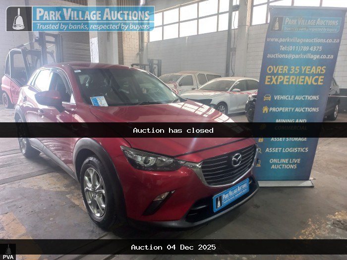 2016 MAZDA CX3 2.0 ACTIVE (ODO : 130941)