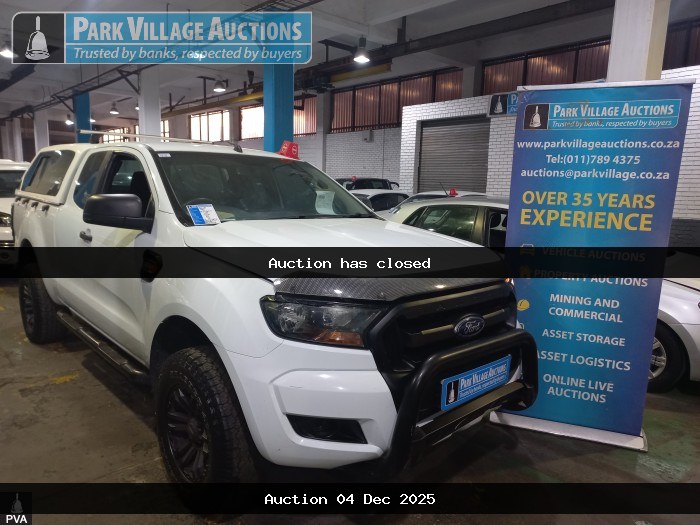 2017 FORD RANGER 2.2TDCI XL PU SUPCAB (ODO : 282183)