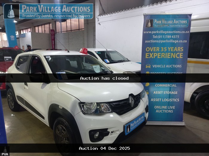 2020 RENAULT KWID 1.0 DYNAMIQUE 5DR (ODO : 77301)