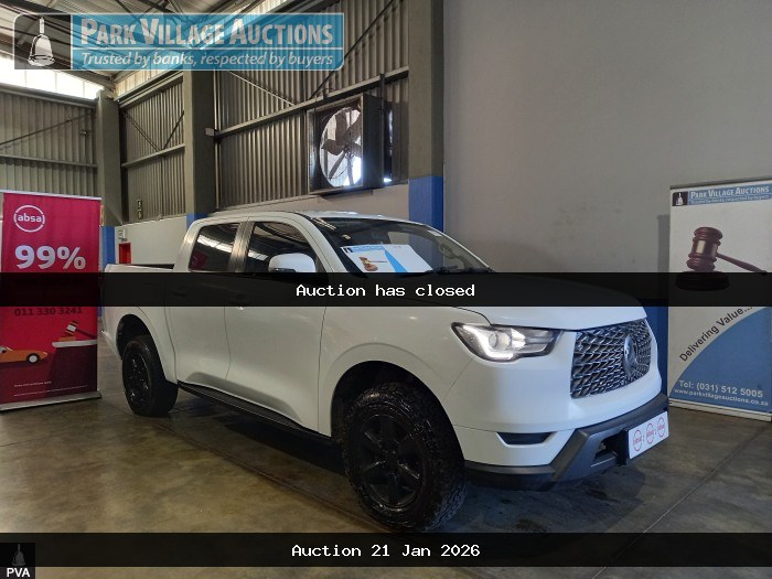2021 GWM P-SERIES 2.0TD DLX 4X4 DC PU (ODO : 58388)