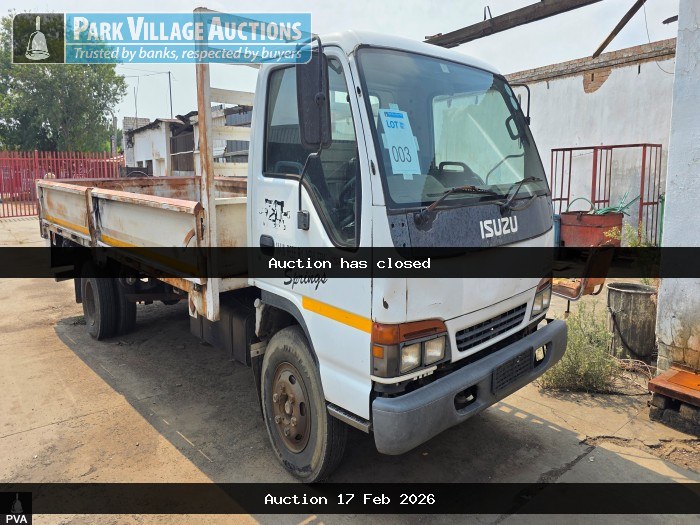 1999 ISUZU DROP SIDE TRUCK , REG NO HVX486GP, VIN ADMNR70RSAZ862846