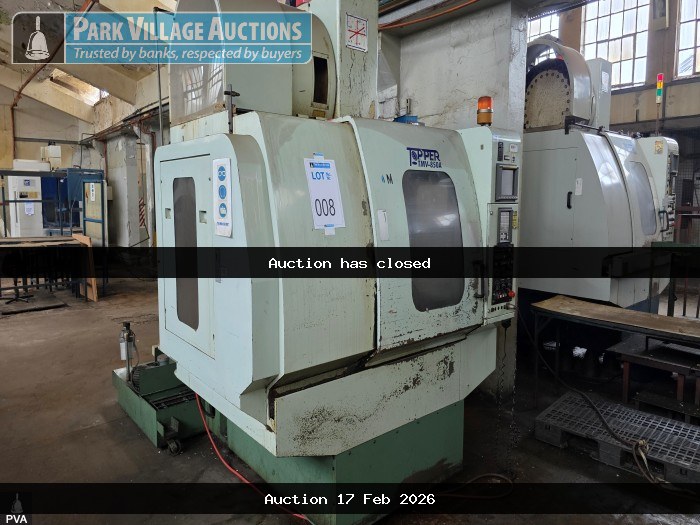 2005 TOPPER TMV-850A VERTICAL MACHINE CENTRE SN 15389