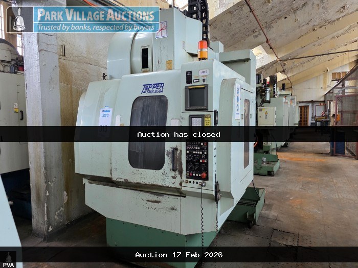 2005 TOPPER TMV-850A VERTICAL MACHINING CENTRE SN 15388