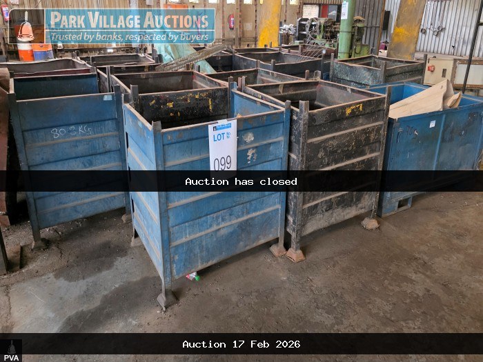 STEEL BINS X 20