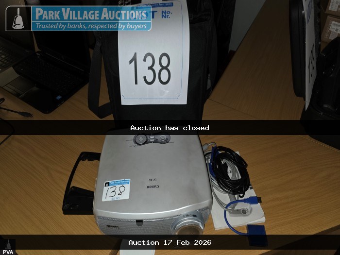 1 X CANON LV-X6 OVERHEAD PROJECTOR