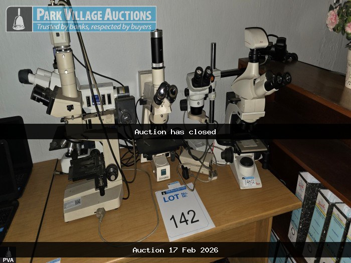 5 X ASSORTED LAB MICROSCOPES