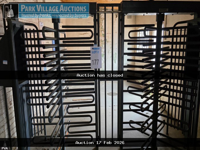 2 X TURNSTAR ACCESS CONTROL GATES